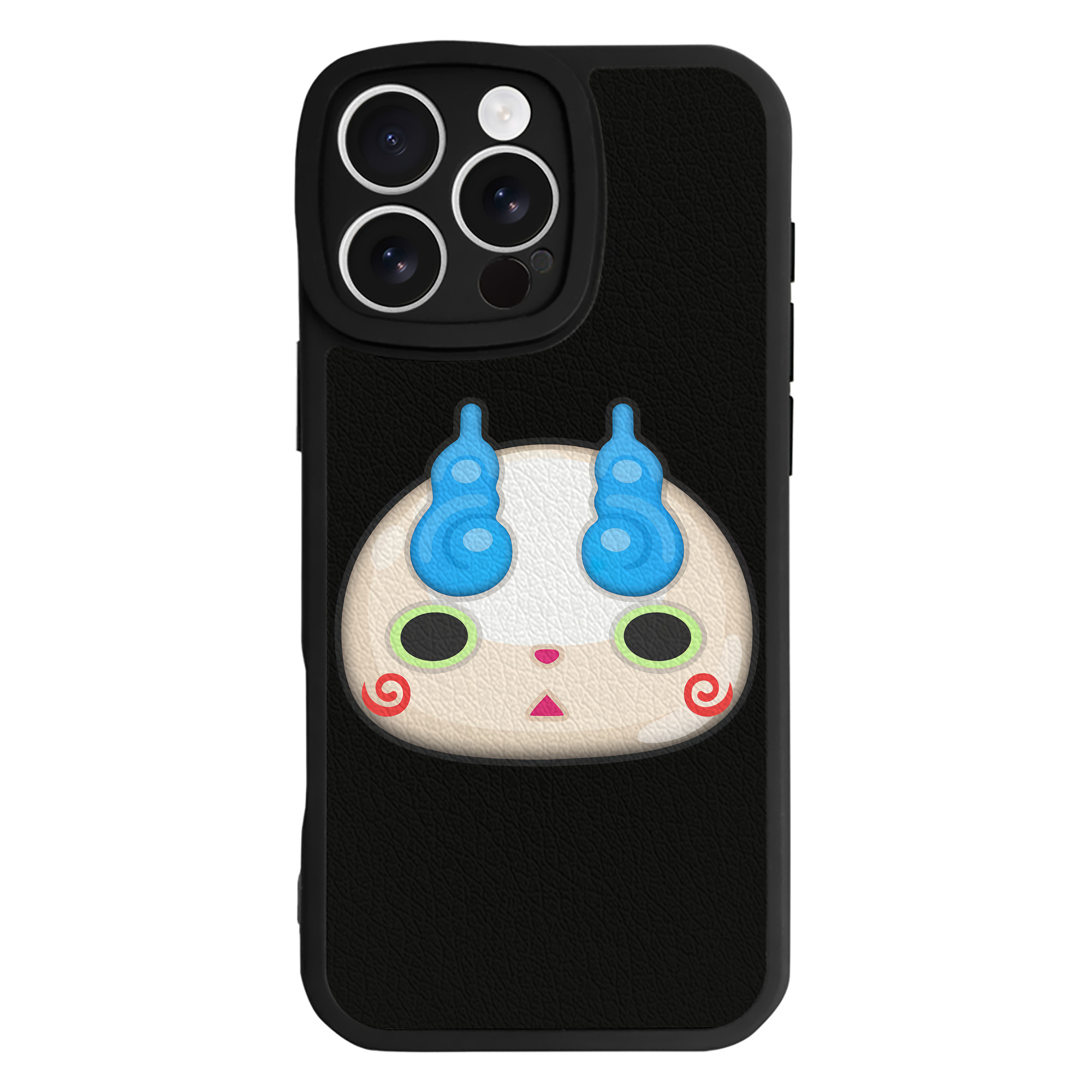 （画像用） 妖怪ウォッチ Yo-kai Watch 【iPhone 16シリーズ対応】シリコンスマホケース（レザー調） 材質：シリコン